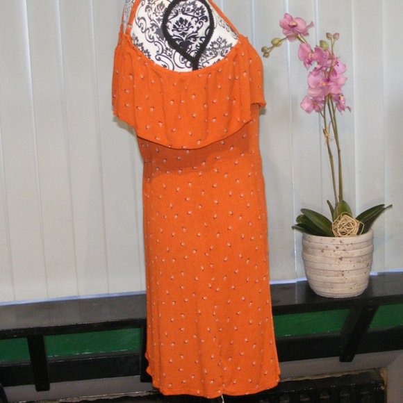 Dark Orange Sundress - Picture 4 of 9